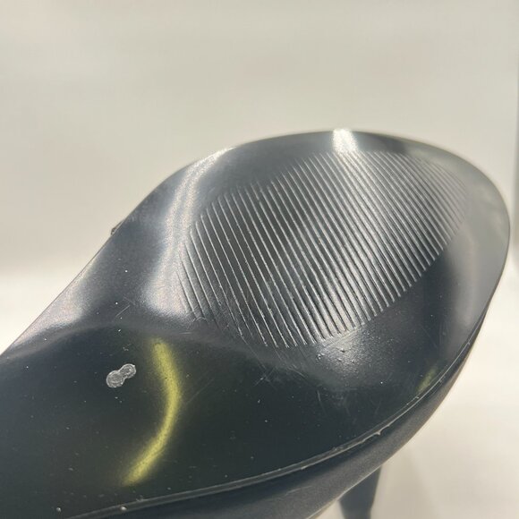 Black Round Toe Ankle Boots Wedge Heeled Booties Lace up Chic Office Formal Shoe - Picture 5 of 7